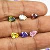 Natural Sapphire Loose Gemstone 3.6 ct Mix-Color 5x3 mm Pear Cut Lot September Birthday Birthstone