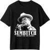 Brand Sambic Brown and "Bondi" Band Cool Boy Print T-Shirt Patterned Top for Streetwear - Men's Summer Cotton Graphic Tee