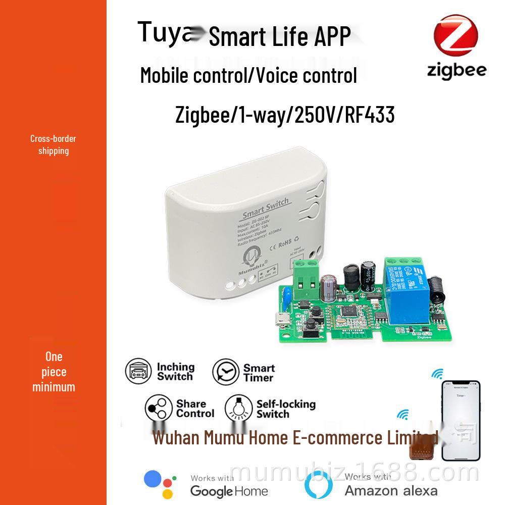 Tuya Zigbee Protocol Smart Life Motor Controller: 1, 2, or 4-Channel Wireless Switch (220V)