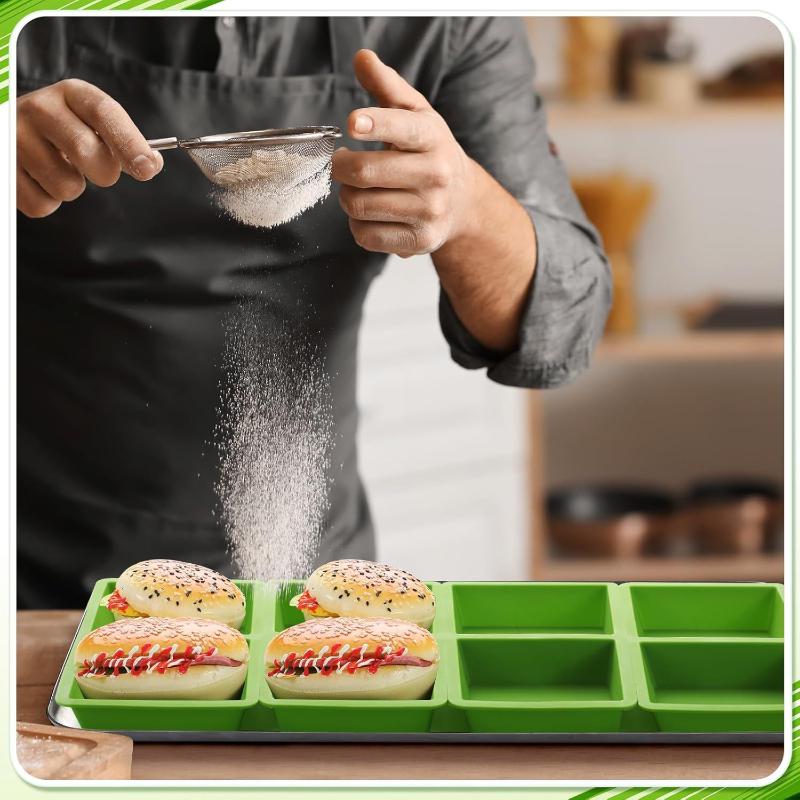 Divisori per Vassoi in Silicone Stampi per Alimenti in Silicone per Accessori Liofilizzatore Impilabili Articoli da Cucina per la Cottura