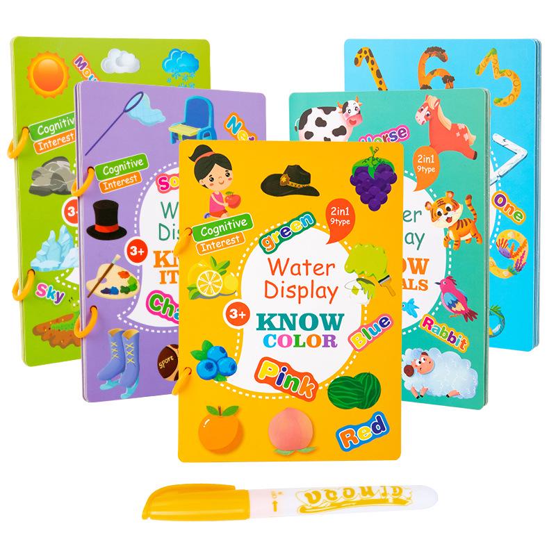 Cross-Border Magic Water Doodle Book: Reusable Toddler Painting & Education Puzzle Toy