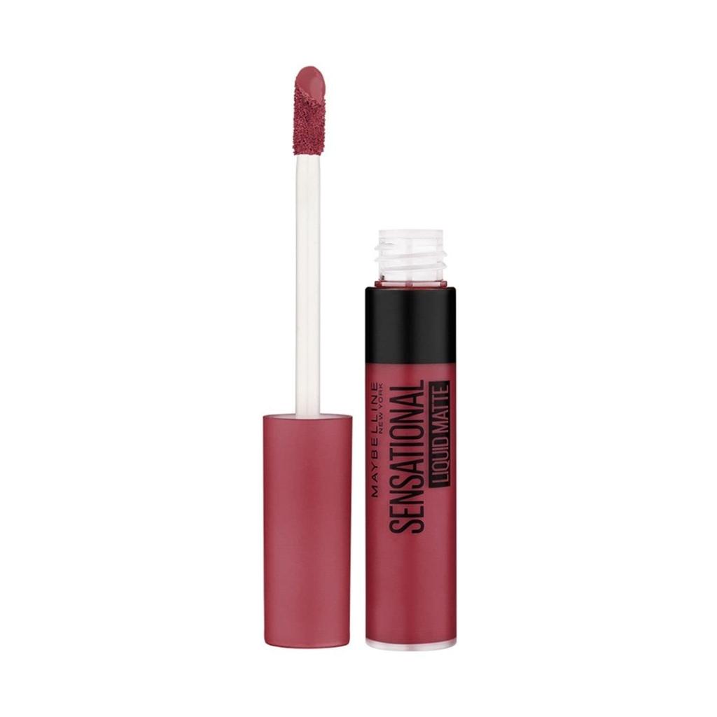 Maybelline New York Sensational Liquid Matte Lipstick 7ml Full Coverage Non-Sticky Long-Lasting Lip Color