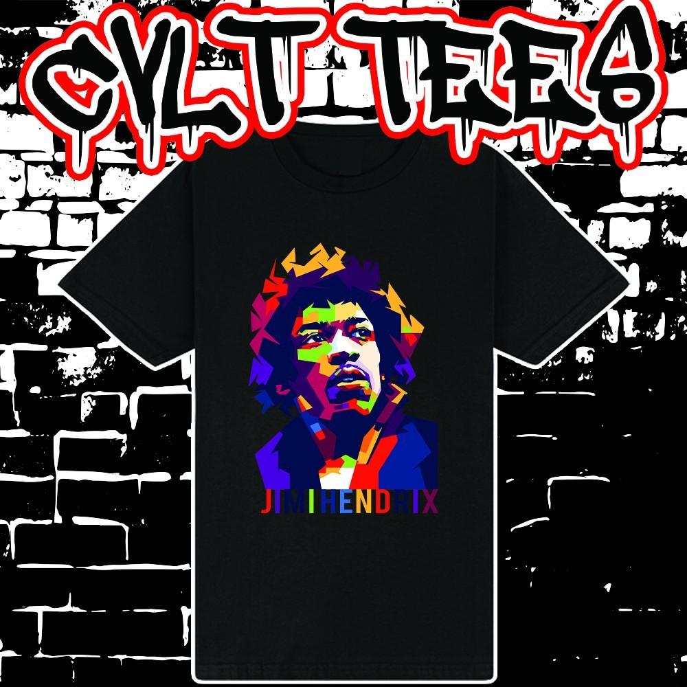 Jimi Hendrix Band Tee 100% Cotton Unisex T-Shirt
