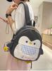 Min Cartoon Girl Backpack With Breathable Nylon For Daily Use And Laptop Storage