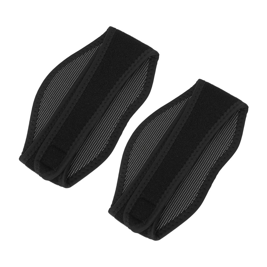 2pcs Neck Brace Cervical Collar Magnetic Fibre Far Infrared Hot Compression Neck Brace for Home