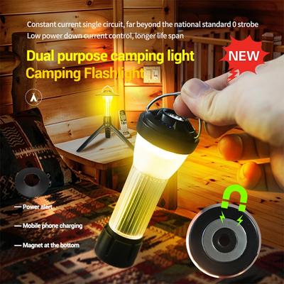 Tragbare Outdoor Campinglaterne Leistungsstarke Arbeitsleuchte Mit Magnet Licht Hängendes Zeltlicht Nachtfischen Bergsteigen