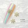 Create Beautiful Nail Designs with 10pcs Shimmering Snowflake Nail Charms Nail Decorations