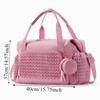 Borsa Multifunzione per Mamma Borsa Pannolini Grande Capacità Portatile da Viaggio Borsa Maternitá Resistente all'Usura Leggera Borsa a Spalla per Mamma