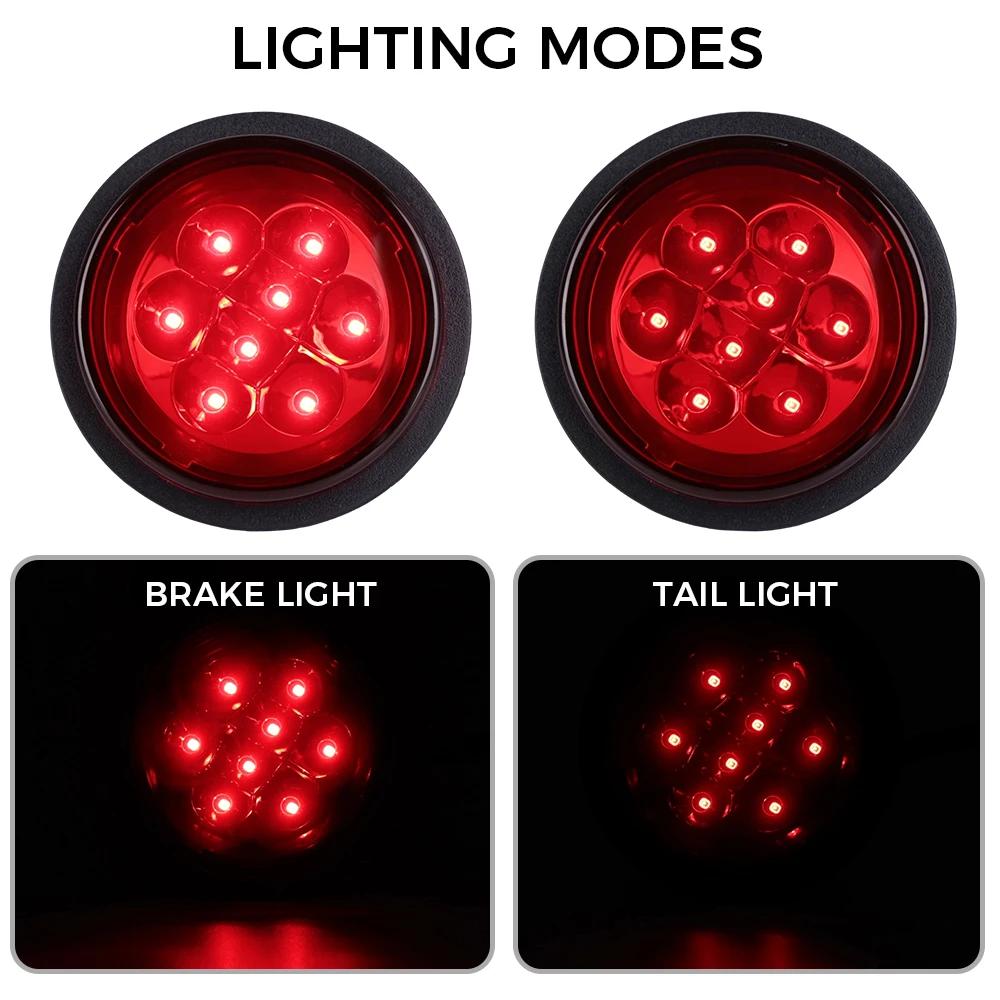 Stop Spate ATV UTV #710001645 Lentilă Roșie pentru Can-Am Outlander pentru Can-am Renegade Commander Maverick x3 800 1000 2011-2024