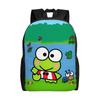 K-KeroKeroKeroppies Backpack for Women Men Waterproof College School Cute Frog Bag Print Bookbags