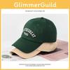 Vintage Green Dark Baseball Cap For Women And Men Soft Brim Hat Sun