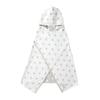 Stylem Imabari Towel Made by Imabari Baby Gift Gift Set 3 Pieces Hooded Bath Poncho X 1 X Bib X 1 X Niginigi X 1 X First Towel First Towel Gray Baby