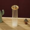 Rückfluss Räuchergefäß für Kegelräucherstäbchen Glas Räuchergefäß mit abnehmbarem Glas Aschefänger für Aromatherapie und Meditation