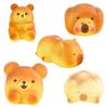 Simulated Bread Kneading Slow Rebound Toy Pu Wet Soft Feel Animal Themed Decompression Stress Relief Toy