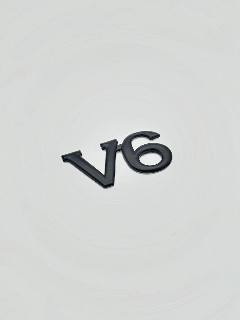 Universelles 3D Metall Auto Abzeichen Emblem V6 V8 Großer Hubraum Aufkleber