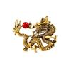 Niche Creative Unisex Zodiac Dragon Brooch – New Chinese Style High-End Jacket & Suit Accessory