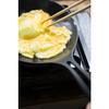 Iwachu Omelette 24, Black Finish, Inner Diameter: 23.5cm, Induction Compatible, Nanbu Ironware, Frying Pan, 24601