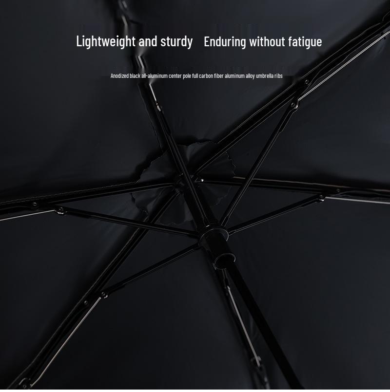 PARACHAS Compact Dual-Use Pencil Umbrella: 111g Portable Sunshade, Sunscreen, Anti-UV Protection