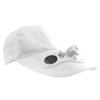Outdoor Sports Fishing Baseball Golf Cooling Fan Hat Cap Blue