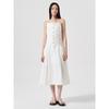 Nylon Blend Sleeveless Long Dress White (114771Ay31)