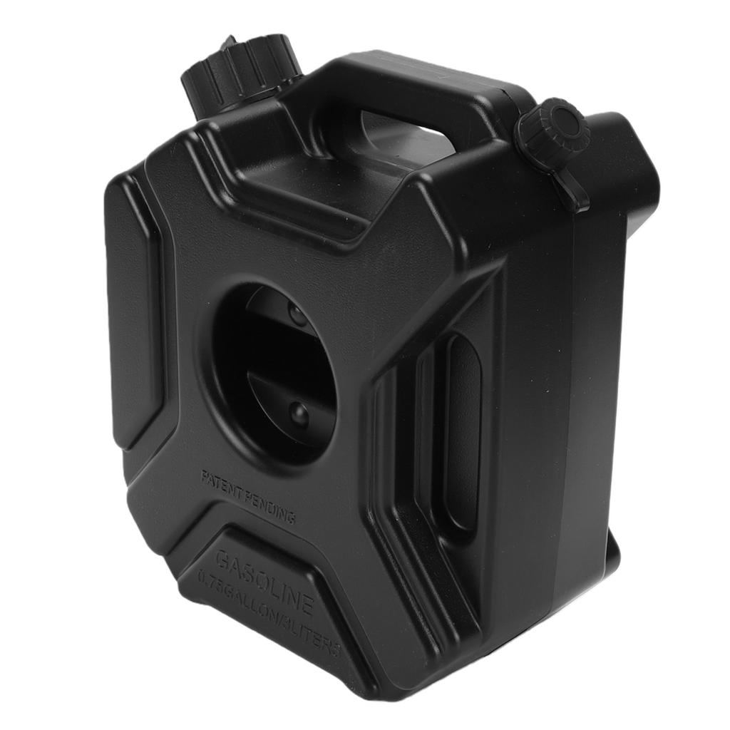 Tragbarer Kraftstofftank mit Verriegelungsbefestigung, verbesserte Halterungsbefestigung, 2 Schlüssel, 3L, Universell für Motorrad, Auto, SUV, ATV
