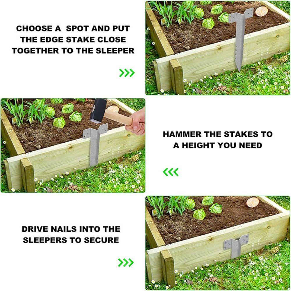 Steel Construction Railway Sleeper Bracket Serrated Design Metal Material Post Bracket Small Size Heavy Duty