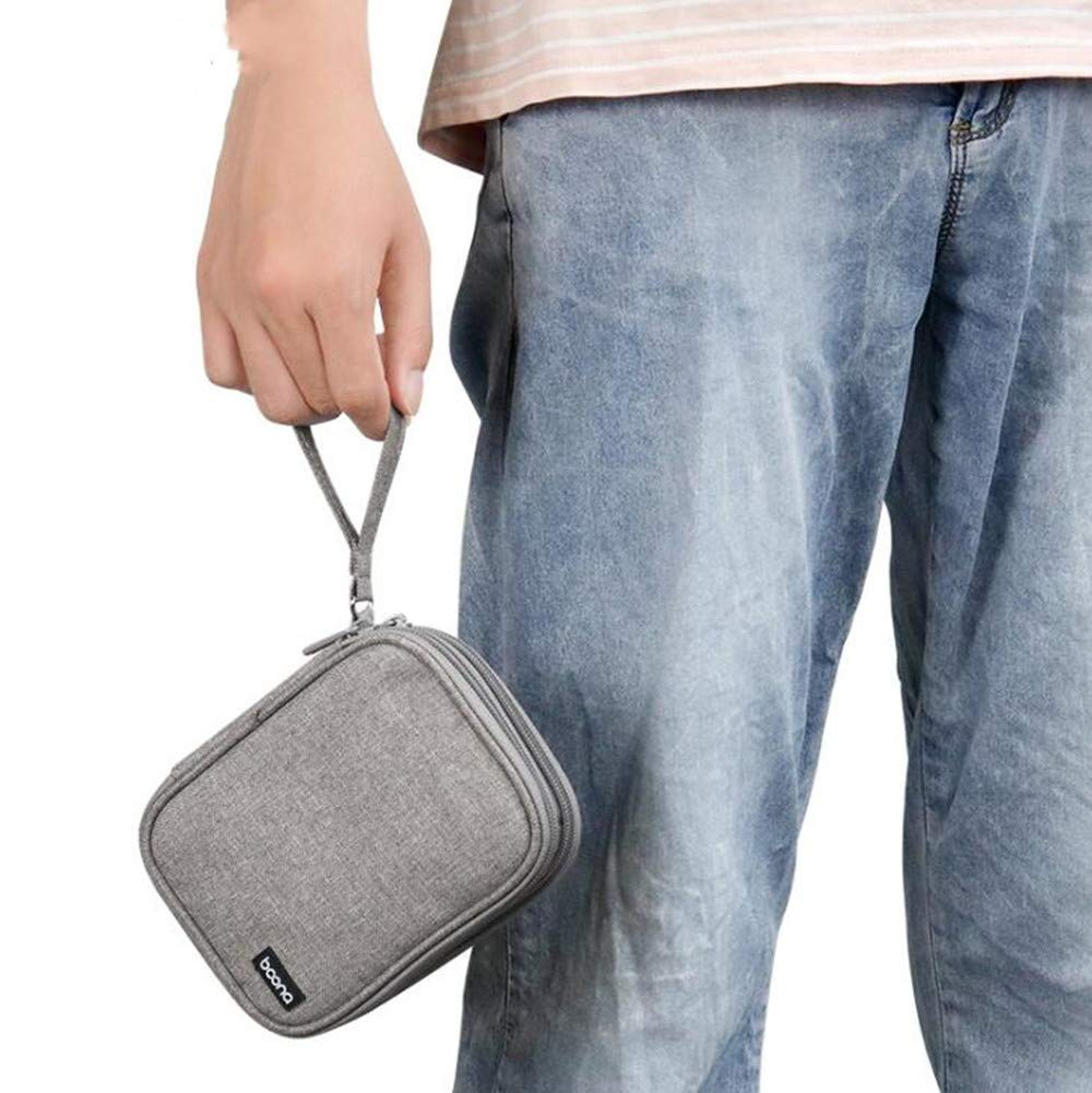 Tumecos Charger Travel Mobile Storage Digital Accessory Storage Small Organizer with Lightweight for Business Trips and Travel Layer Pouch, Pouch,