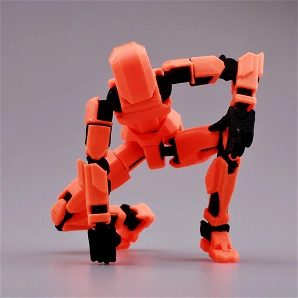 Figures Toys 3D Printed Mannequin Model Doll Shapeshift Robot Movable Robot  Parent-children