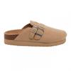 Womens/Ladies Abel Plus Suede Platform Clogs