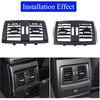 Car Rear Seat Air Conditioning AC Vent Grille Outlet Panel Cover Compatible For BMW 1 2 3 4 Series F30 F31 F34 F35 F20 F87 F32 F33 F36(Standard