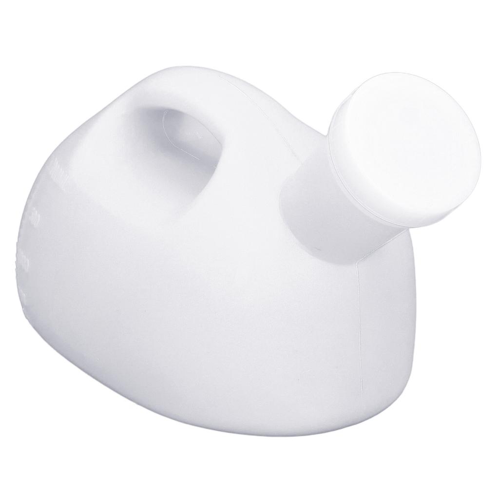 Boccetta per Urina da Uomo 2000ml Ergonomica Ampia Apertura Plastica Resistente Grande Boccetta per Pipì con Tubo per Casa Viaggio Ospedale