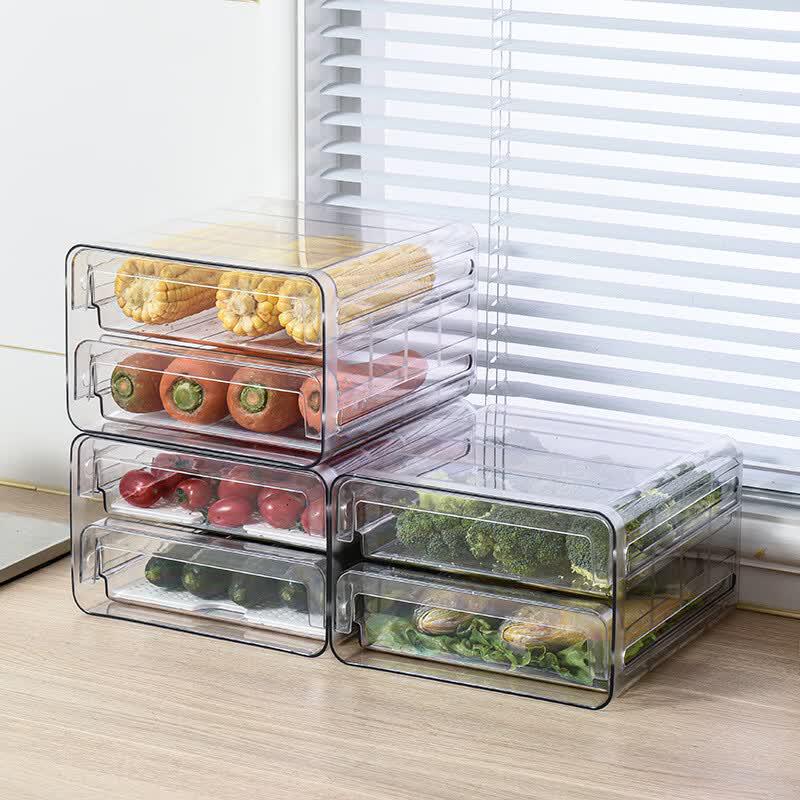 Drawer Refrigerator Fresh-Keeping Storage Box