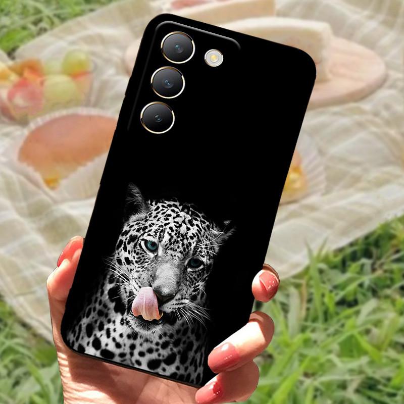 Für vivo V40 SE Hülle 2024 Silikon Bumper Weiche Hüllen für vivo V40 SE 5G Hüllen V40SE Cartoon Bemaltes Coque Fundas Schutz