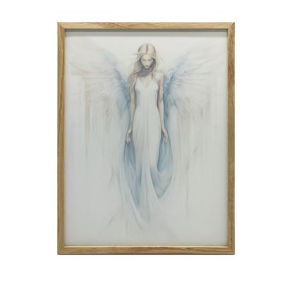 Plakat Anielski Blask Błękitu Plakat Anielski Blask Błękitu, 50x70 cm, Ohne Rahmen, Premium-Leinwand auf Keilrahmen