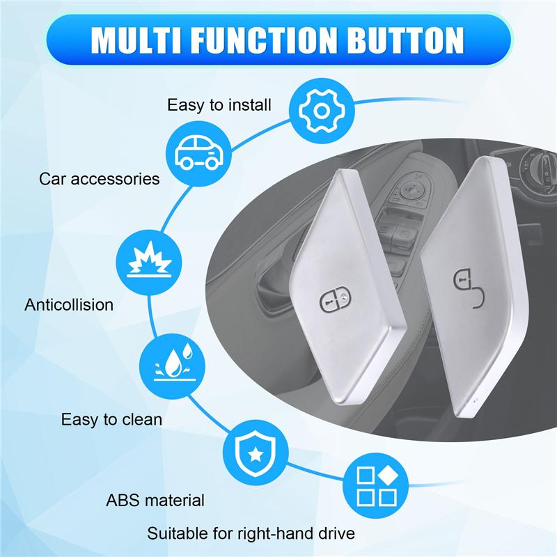 Car Front Right Door Lock Switch Button Car Lock Switch Cover 2059055151 For Mercedes-Benz W205 W447 W213 RHD