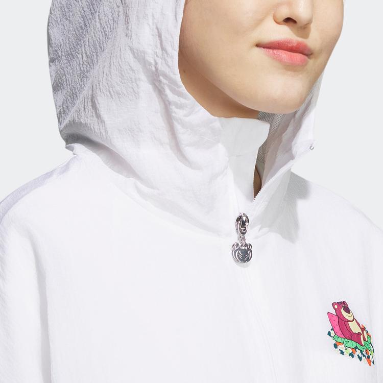 Adidas Neo X Lotso Windbreaker With Cartoon Print Women Jackets White IP4017