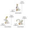 3PCS/SET Adorable Shape Simulated Animal Ornaments Realistic Duck Figurine  Balcony