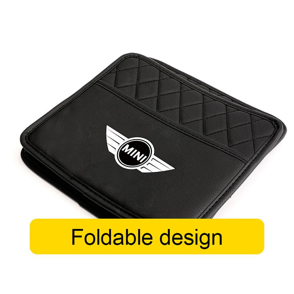 Foldable Car Logo Seat Back Hanging Storage Bag Organizer Case Accessories For a333 Cooper JCW WORKS R55 R56 F55 F56 R57 R58 R59 333a