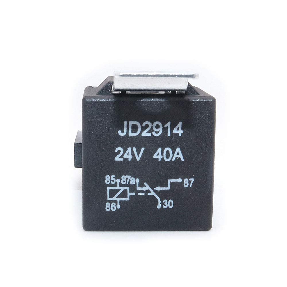 WINGONEER 5Pcs JD2914 24V 40A Harness with Relay for Car