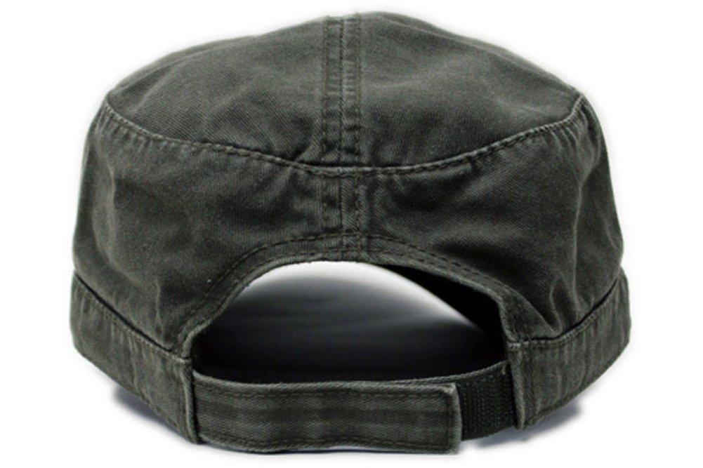 Otto Military Style Work Cap H0791 Olive (Dark Green)