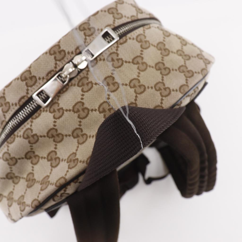 GUCCI Backpack Backpack Daypack 449906 Brown GG canvas unisex Used