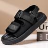 2025 New Man Sandals Hollow Out Beach Footwear Anti-collision Toe Wading Aqua Shoes Comfy Breathable Men Luxury Sandals