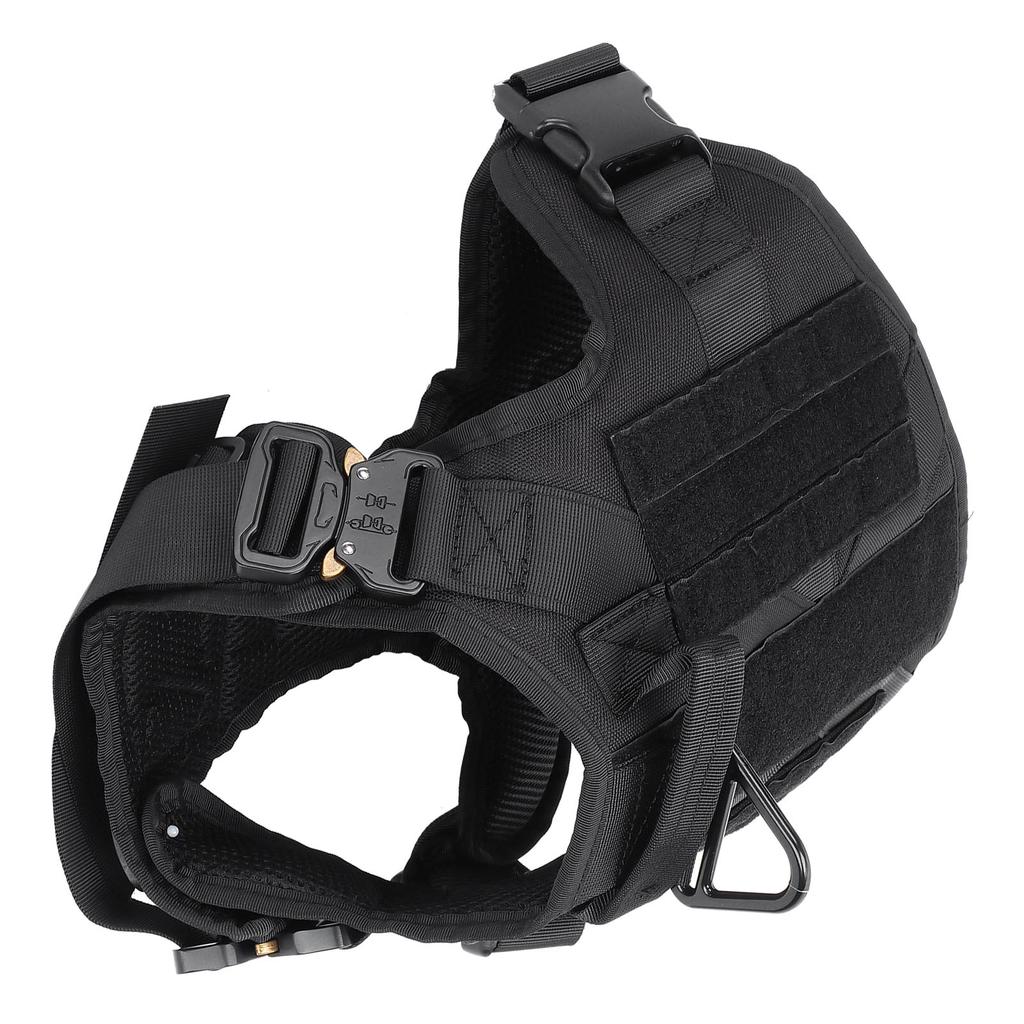 Dog Harness Pet Military Training Vest Harness Vest with Metal Buckle for Medium Large DogXL