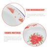 Frutero de Esmalte Plato para Alimentos Utensilios para Servir Ensalada Decoración Vajilla Decorativa Bandeja Plato