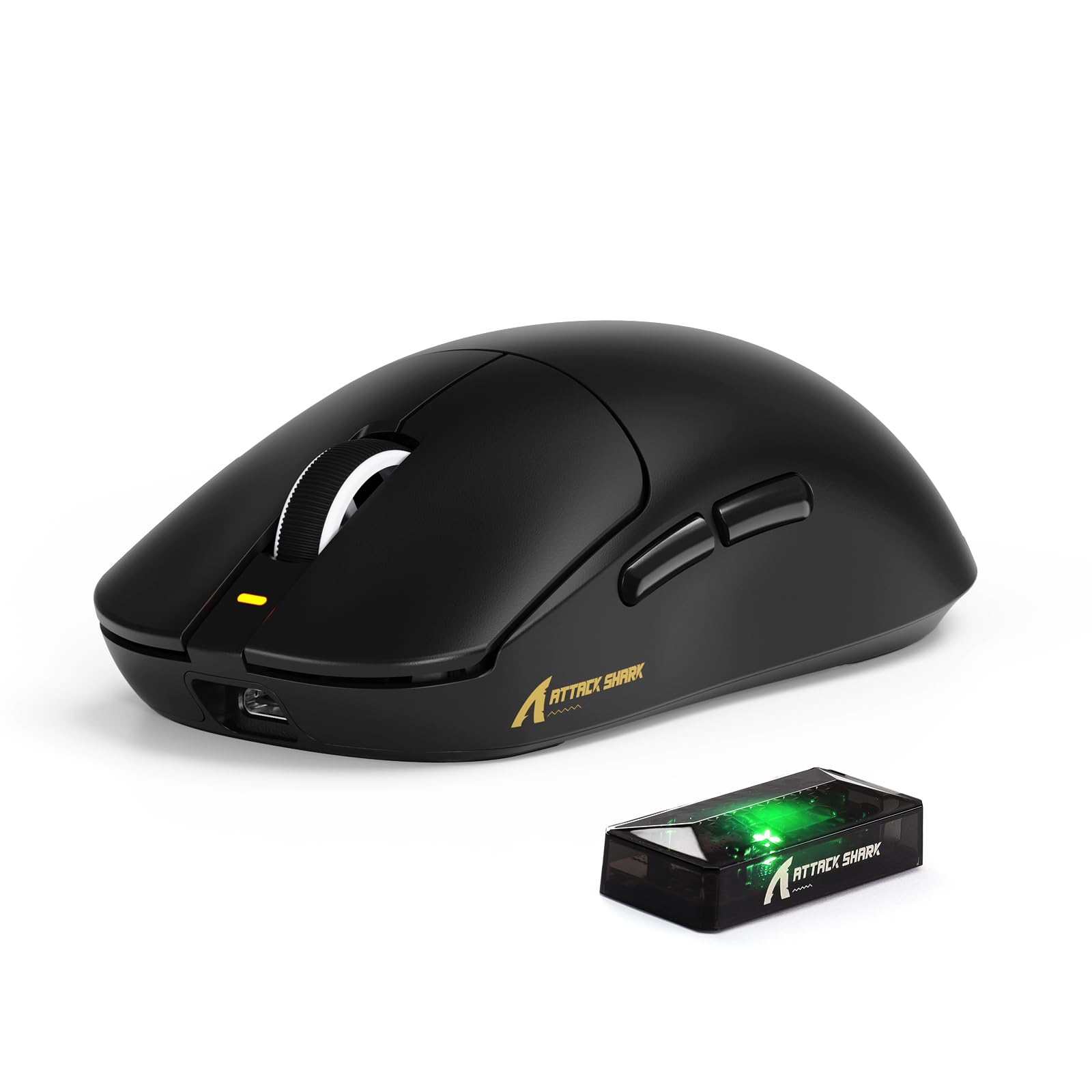 

Dual 8KHz ATTACK SHARK X8ULTIMATE Gaming 8K Polling 3950MAX Nordic 42000 DPI 100 Million Switch Latency 8K Dongle For to Technical Standards чорний