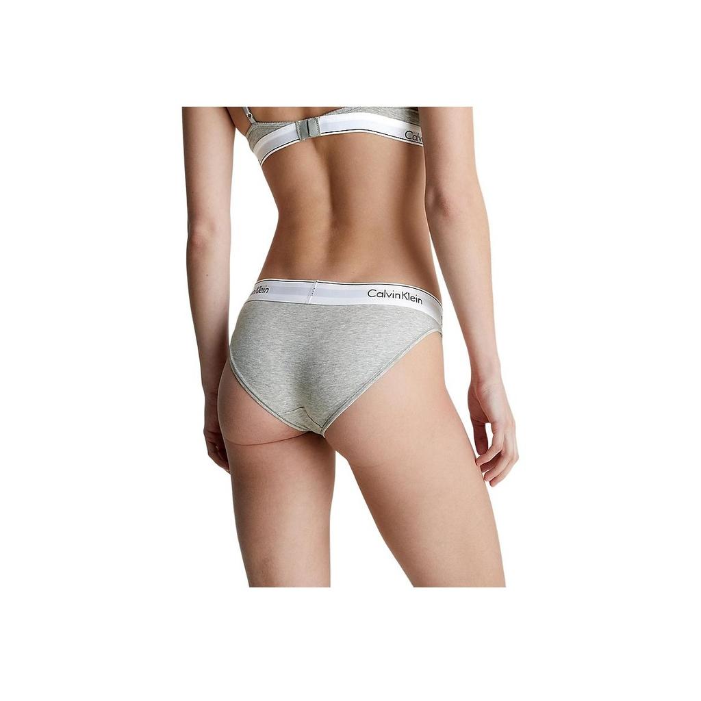 Calvin Klein Logo Print Triangle Bikini Underwear Women Underwear Gray 0000F3787E-020