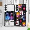 Coque de téléphone pour Samsung A55 A54 A53 A52 A51 A70 A32 A31 A22 A13 4G 5G Rapper Chanteur PNL QLF Housse Souple Transparente Art Funda Capa