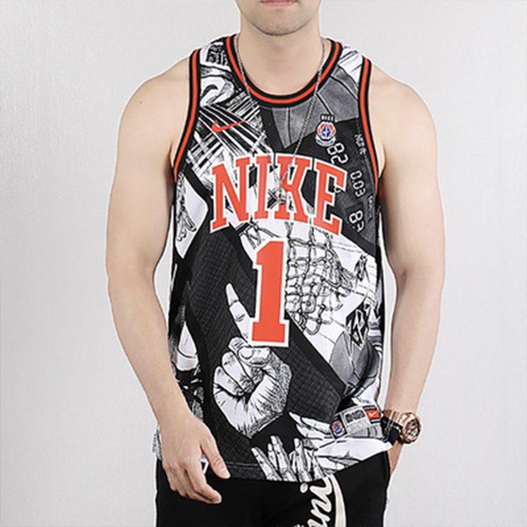Nike Basketball Jersey Men's Black CI9081-010
