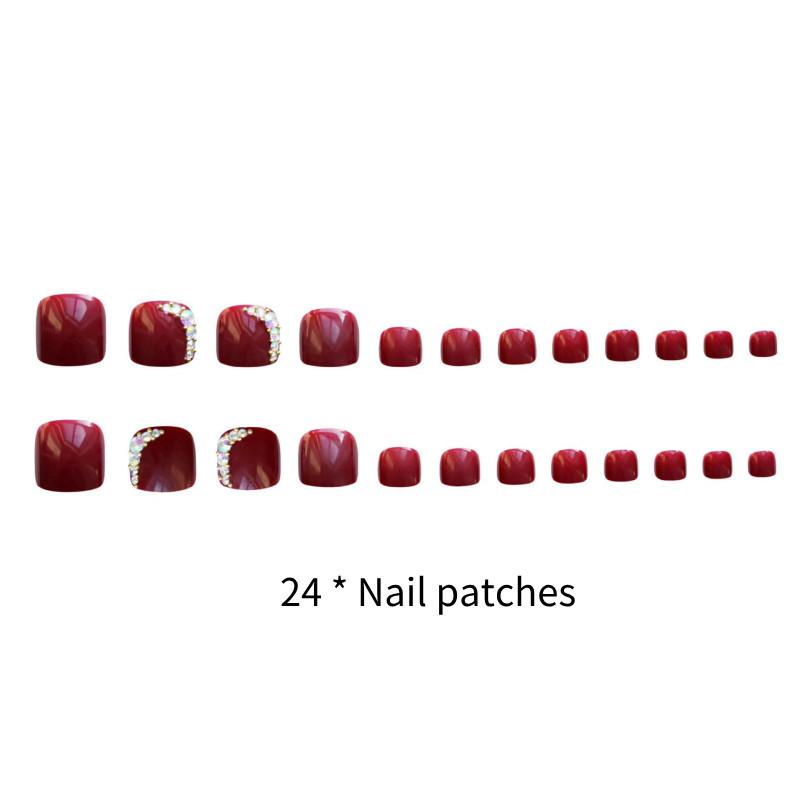 

Wearable Nail Womens Toe Patch Beauty Detachable Durable Advanced Fashionable