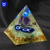 Zodiacs Orgone Pyramid Zodiacs Healings Crystals Stone Chakras Reiki Orgonite Crystals Pyramid Lucky Energys Home Decors